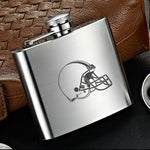 Cleveland Browns NFL Wine Liquor Matte Pot Hip Flask