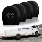 Chicago Bears NFL Tire Covers Set of 4 or 2 for RV Wheel Trailer Camper Motorhome