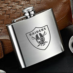 Las Vegas Raiders NFL Wine Liquor Matte Pot Hip Flask