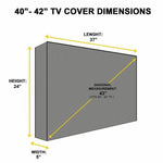 Michigan Wolverines NCAA Outdoor TV Cover Heavy Duty