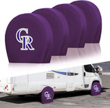Colorado Rockies MLB Tire Covers Set of 4 or 2 for RV Wheel Trailer Camper Motorhome