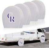 Colorado Rockies MLB Tire Covers Set of 4 or 2 for RV Wheel Trailer Camper Motorhome