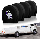 Colorado Rockies MLB Tire Covers Set of 4 or 2 for RV Wheel Trailer Camper Motorhome