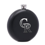 Colorado Rockies MLB Wine Liquor Matte Pot Hip Flask