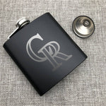 Colorado Rockies MLB Wine Liquor Matte Pot Hip Flask