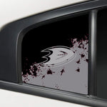 Anaheim Ducks NHL Rear Side Quarter Window Vinyl Decal Stickers Fits Dodge Charger