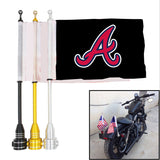 Atlanta Braves MLB Motocycle Rack Pole Flag