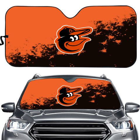 Baltimore Orioles MLB Car Windshield Sun Shade Universal Fit Sunshade