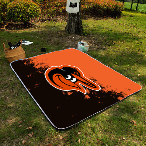 Baltimore Orioles MLB Picnic Blanket Mat Beach Outdoor Waterproof