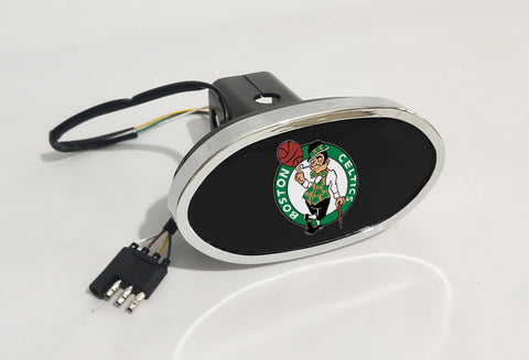 Boston Celtics NBA Hitch Cover LED Brake Light for Trailer