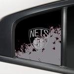 Brooklyn Nets NBA Rear Side Quarter Window Vinyl Decal Stickers Fits Dodge Charger