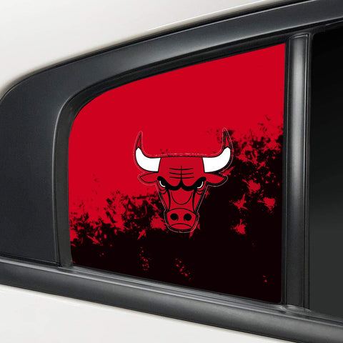 Chicago Bulls NBA Rear Side Quarter Window Vinyl Decal Stickers Fits Dodge Charger