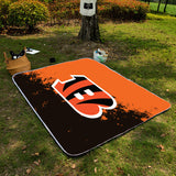 Cincinnati Bengals NFL Picnic Blanket Mat Beach Outdoor Waterproof