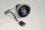 Colorado Rockies MLB Hitch Cover LED Brake Light for Trailer