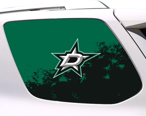 Dallas Stars NHL Rear Side Quarter Window Vinyl Decal Stickers Fits Toyota 4Runner