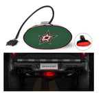 Dallas Stars NHL Hitch Cover LED Brake Light for Trailer