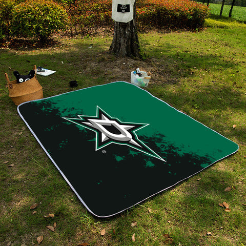 Dallas Stars NHL Picnic Blanket Mat Beach Outdoor Waterproof