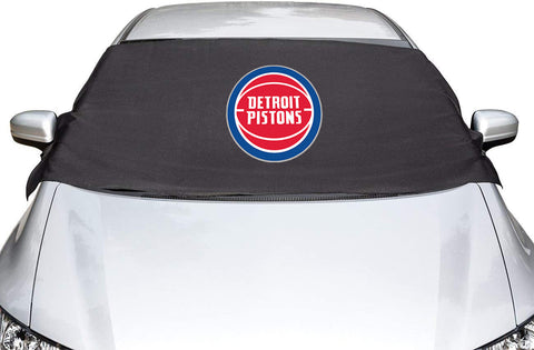 Detroit Pistons NBA Car SUV Front Windshield Sun Snow Cover