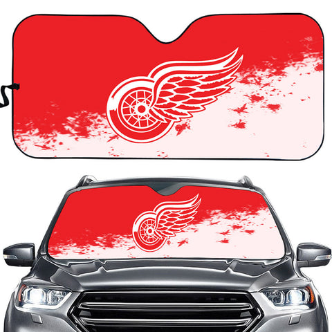 Detroit Red Wings NHL Car Windshield Sun Shade Universal Fit Sunshade