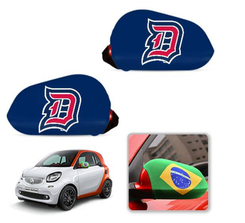 Duquesne Dukes NCAAB Car rear view mirror cover-View Elastic