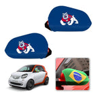 Fresno State Bulldogs NCAAB Car rear view mirror cover-View Elastic