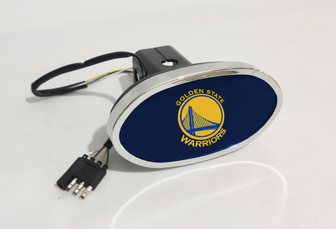 Golden State Warriors NBA Hitch Cover LED Brake Light for Trailer