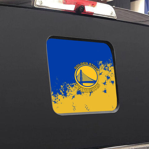 Golden State Warriors NBA Rear Back Middle Window Vinyl Decal Stickers Fits Dodge Ram GMC Chevy Tacoma Ford