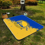 Golden State Warriors NBA Picnic Blanket Mat Beach Outdoor Waterproof