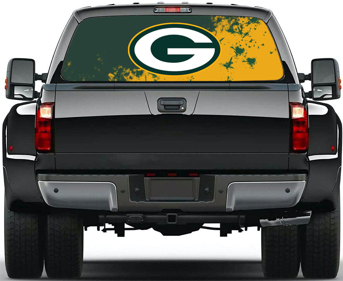 Green Bay Packers NFL Truck SUV Decals Paste Film Stickers Rear Window ...