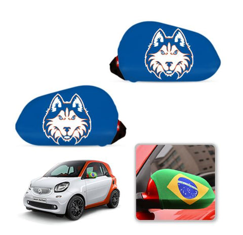 Houston Baptist Huskies NCAAB Car rear view mirror cover-View Elastic