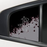 Houston Rockets NBA Rear Side Quarter Window Vinyl Decal Stickers Fits Dodge Charger