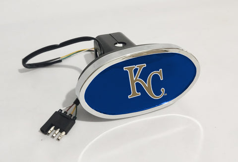 Kansas City Royals MLB Hitch Cover LED Brake Light for Trailer