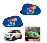 Kansas Jayhawks NCAAB Car rear view mirror cover-View Elastic