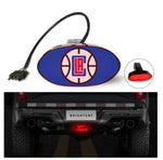 Los Angeles Clippers NBA Hitch Cover LED Brake Light for Trailer