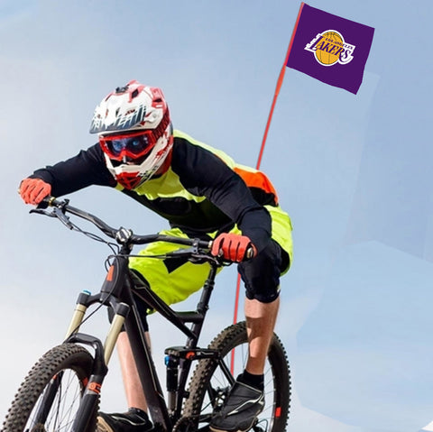 Los Angeles Lakers NBA Bicycle Bike Rear Wheel Flag