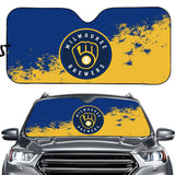 Milwaukee Brewers MLB Car Windshield Sun Shade Universal Fit Sunshade