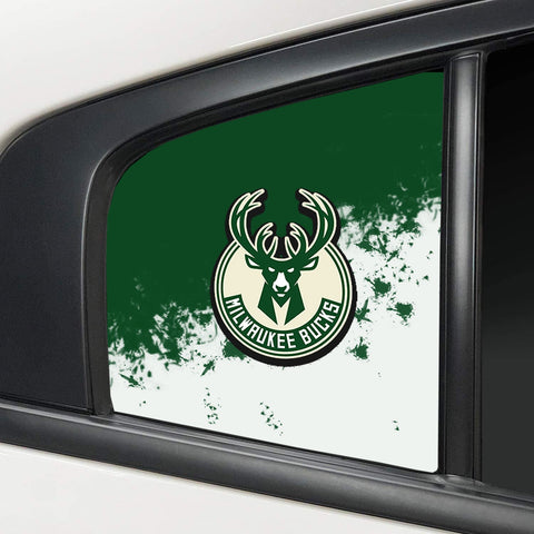 Milwaukee Bucks NBA Rear Side Quarter Window Vinyl Decal Stickers Fits Dodge Charger