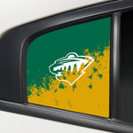 Minnesota Wild NHL Rear Side Quarter Window Vinyl Decal Stickers Fits Dodge Charger