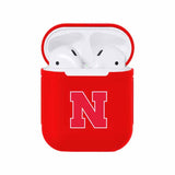 Nebraska Cornhuskers NCAA Airpods Case Cover 2pcs