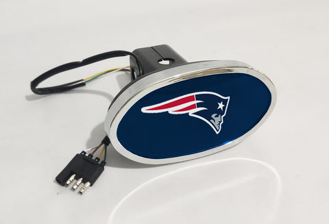 New England Patriots NFL Hitch Cover LED Brake Light for Trailer