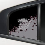 Oklahoma City Thunder NBA Rear Side Quarter Window Vinyl Decal Stickers Fits Dodge Charger