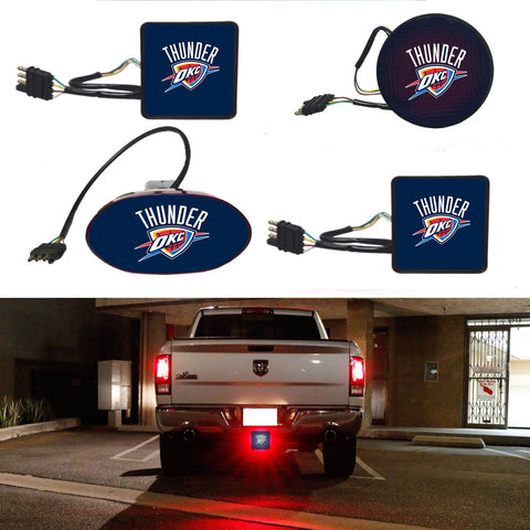 Oklahoma City Thunder NBA Hitch Cover LED Brake Light for Trailer