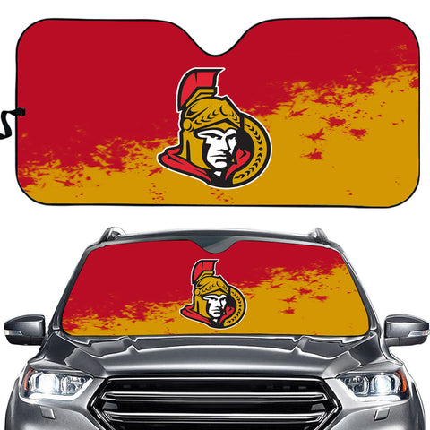 Ottawa Senators NHL Car Windshield Sun Shade Universal Fit Sunshade