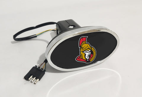 Ottawa Senators NHL Hitch Cover LED Brake Light for Trailer