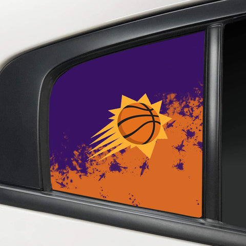 Phoenix Suns NBA Rear Side Quarter Window Vinyl Decal Stickers Fits Dodge Charger