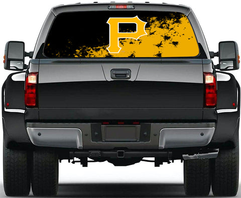 Pittsburgh Pirates MLB Truck SUV Decals Paste Film Stickers Rear Window