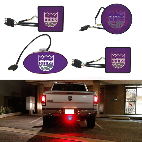 Sacramento Kings NBA Hitch Cover LED Brake Light for Trailer