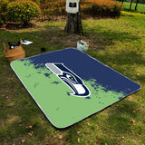 Seattle Seahawks NFL Picnic Blanket Mat Beach Outdoor Waterproof