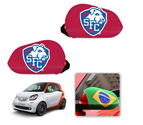 St. Francis Brooklyn Terriers NCAAB Car rear view mirror cover-View Elastic