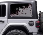 Toronto Blue Jays MLB Rear Side Quarter Window Vinyl Decal Stickers Fits Jeep Wrangler